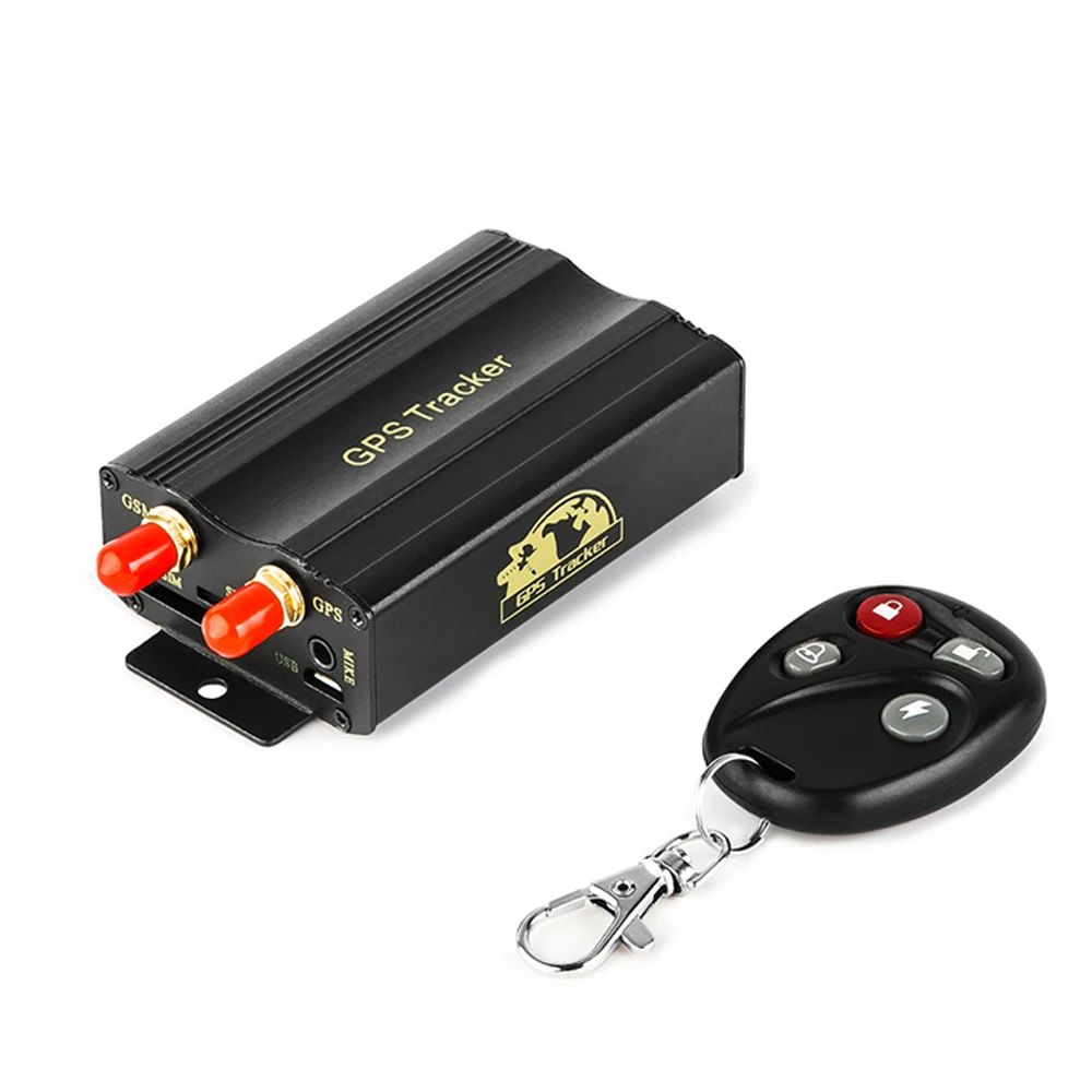 TK103 gsm gprs Vehicle GPS Tracker car Alarm GPS103  Quadband  Support Free PC Tracking software