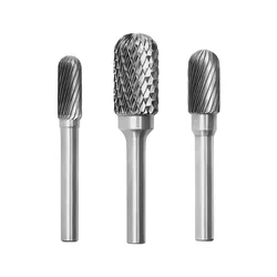 Carbide Rotary File CX C0313M03 C0820M06 Milling Cutter Rotary Rasp C-Shaped Cylindrical Ball Head Tungsten Steel Grinding Head