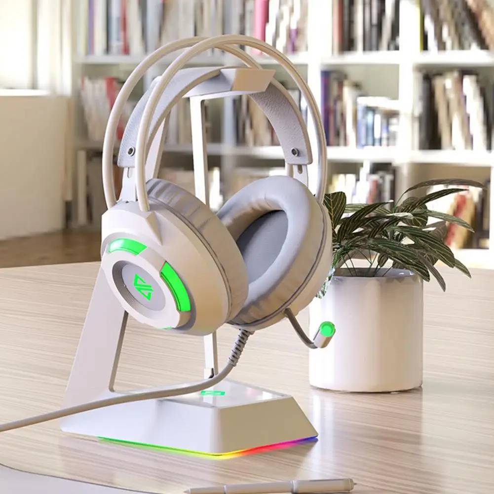 AJAZZ-auriculares con sonido envolvente 3,5 para videojuegos, cascos portátiles, de larga duración, para escritorio, 7,1mm