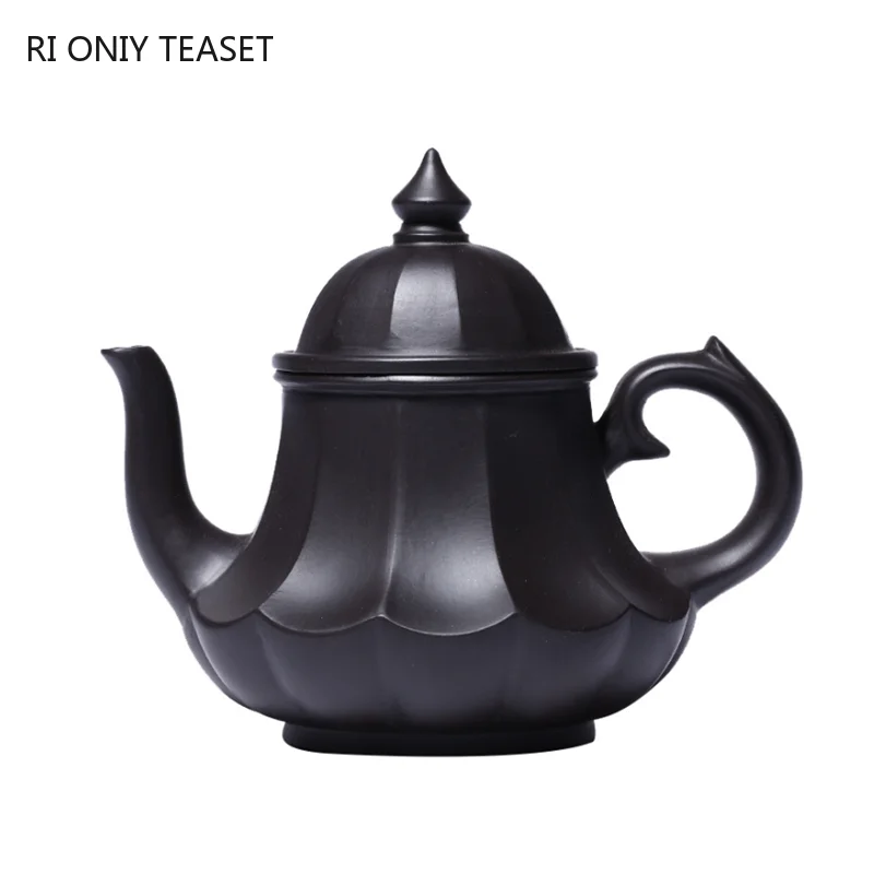 190ml Yixing Purple Clay Teapots Raw ore Black Mud Tea Pot Kettle Handmade Zisha Teaware Tea Set Chinese Tea Ceremony Customized