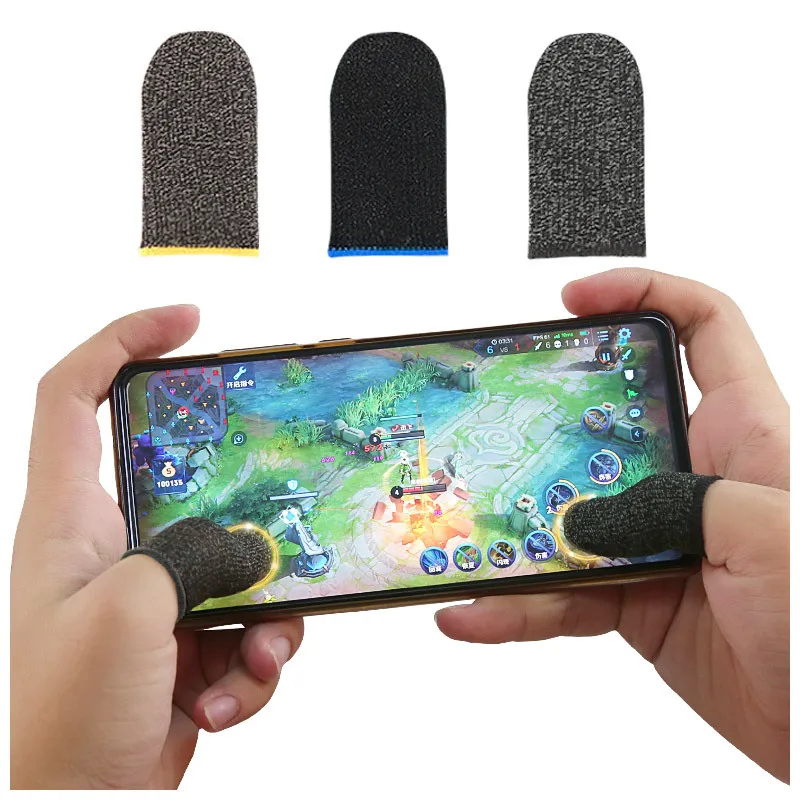 10Pairs Finger Cover Game Controller For PUBG Sweat Proof Non-Scratch Sensitive Touch Screen Gaming Finger Thumb Sleeve Gloves