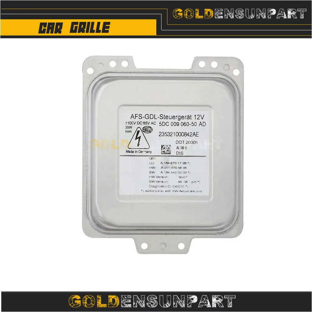 

2010-2012 CayneeXenon Headlight Ballast 5DC009060-50 1648704126 for Mercedes ML GL for Porsche