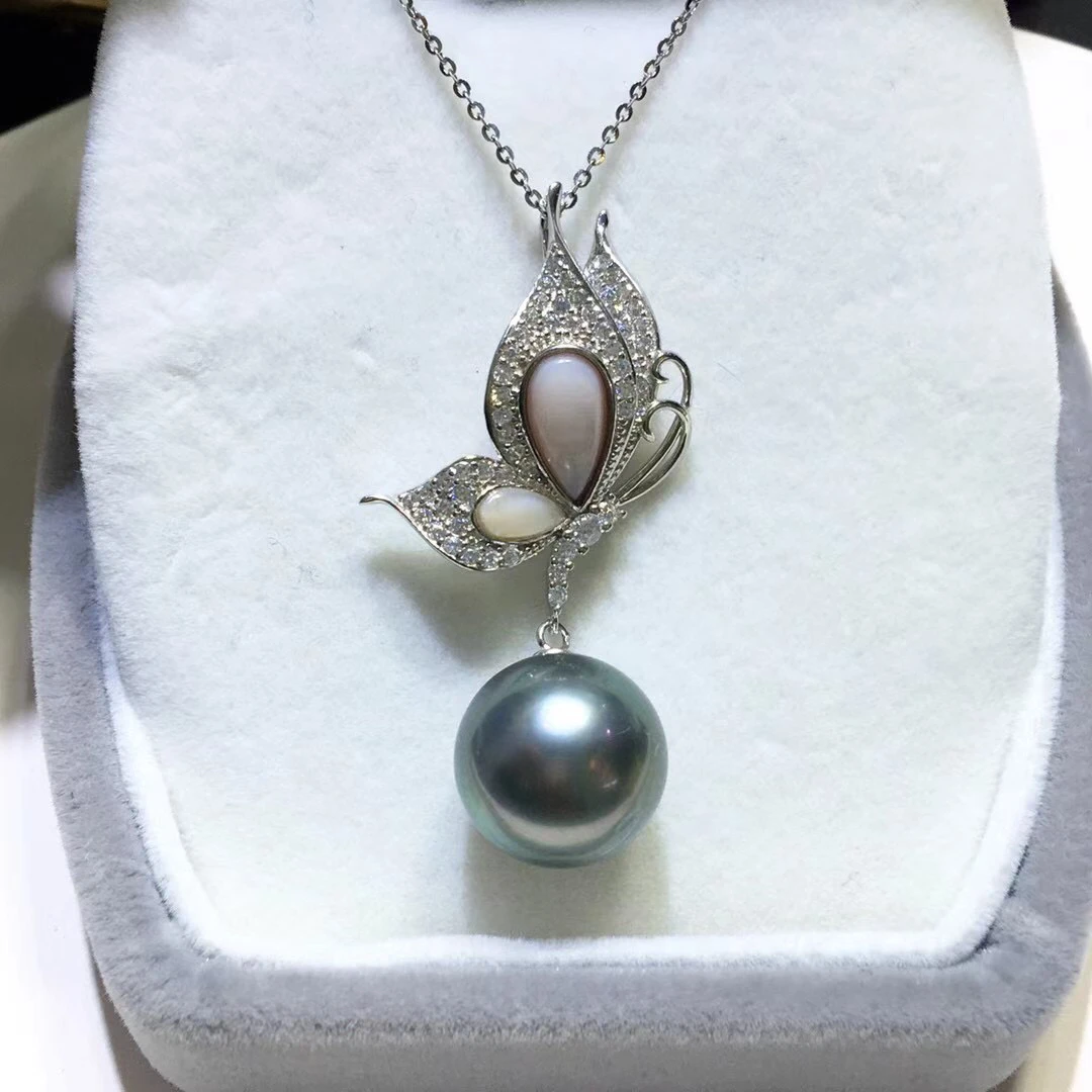 

Butterfly Shape 925 Sterling Silver Pendant Mounts Findings Settings Jewelry Fittings Women Accessories for Pearls Beads Stones