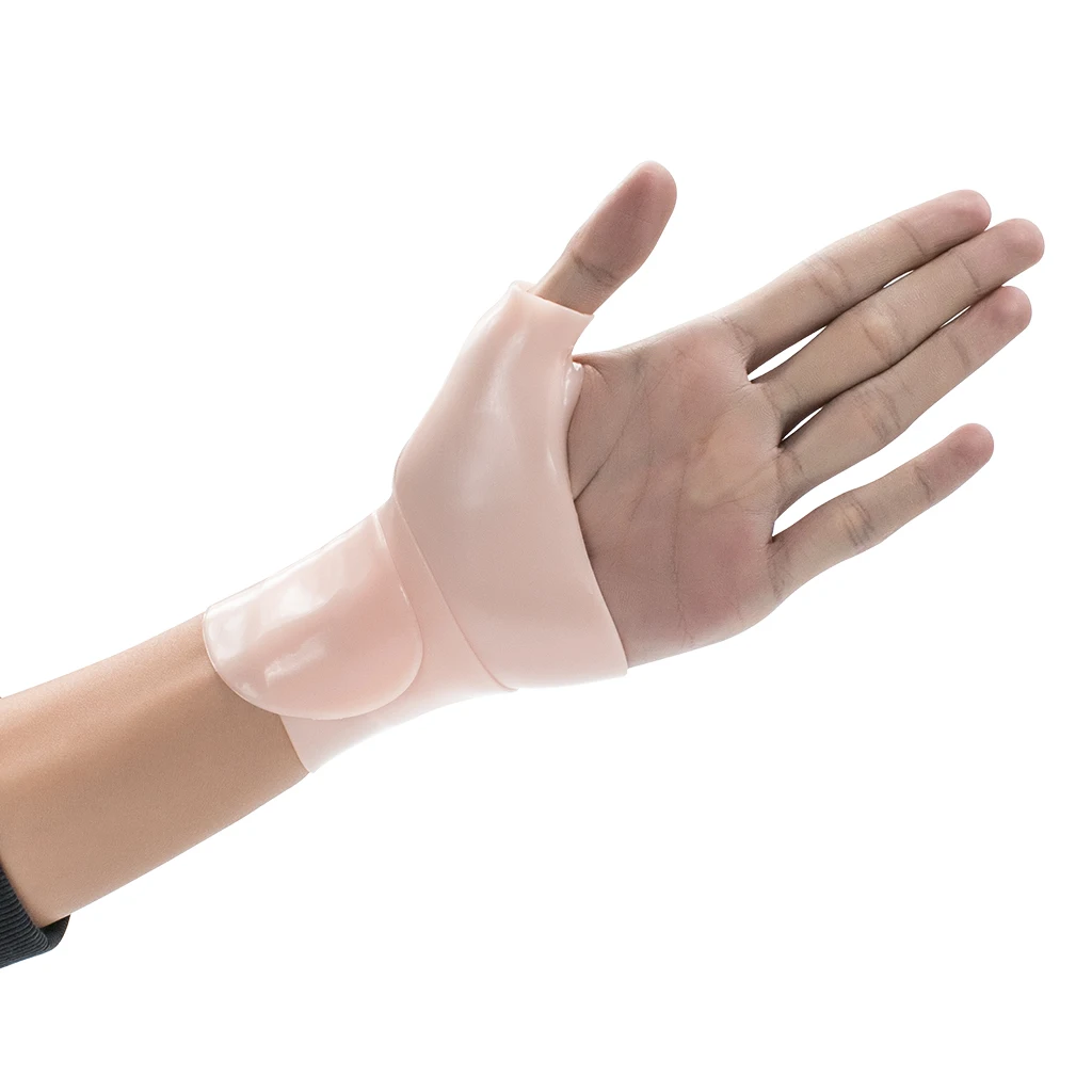 1 Piece Silicone Gel Thumb Wrist Support Glove Tenosynovitis Spasms Brace Wrap for Hand Care Spasms Arthritis Brace Wrap Sleeve