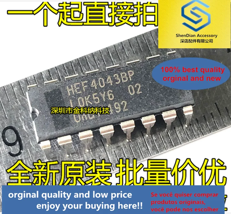 5Pcs Hanya Asli Baru HEF4043BP In-Line DIP16 Logika IC Chip