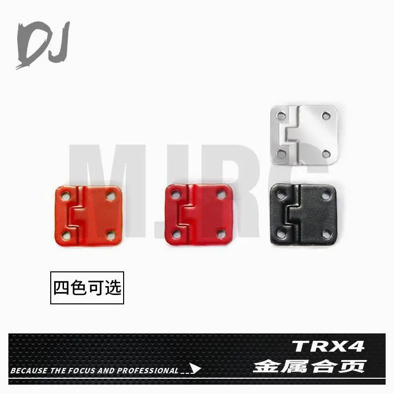 4pcs Colored Metal Door Hinge For 1:10 Rc Track Truck Trax Trx-4 Trx4 Trx6 Defender Lily Page