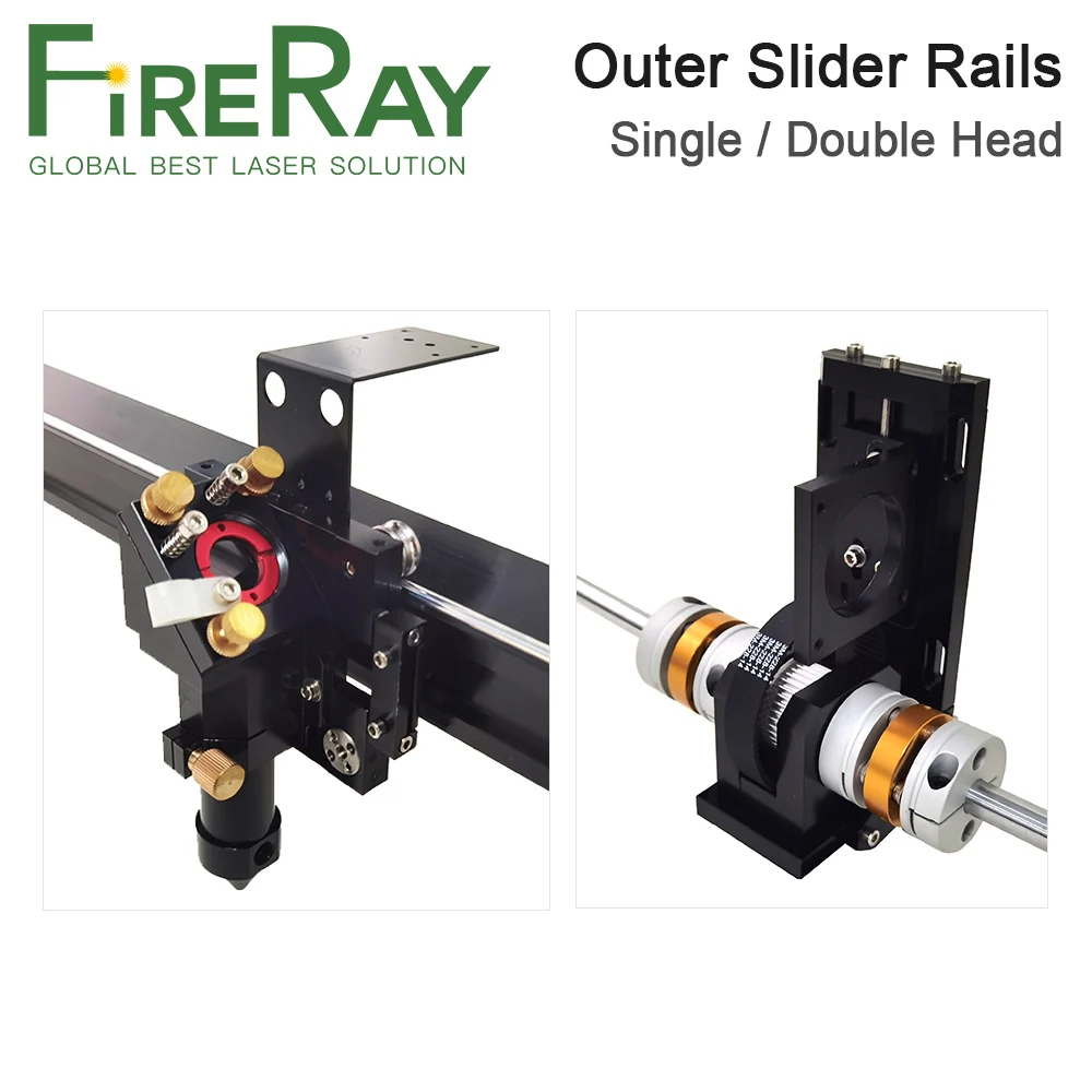 Zestaw części mechaniczne FireRay 1390 1300x90mm zestaw zewnętrznych szyn przesuwnych części zamienne do maszyna do laserowego cięcia i grawerowania