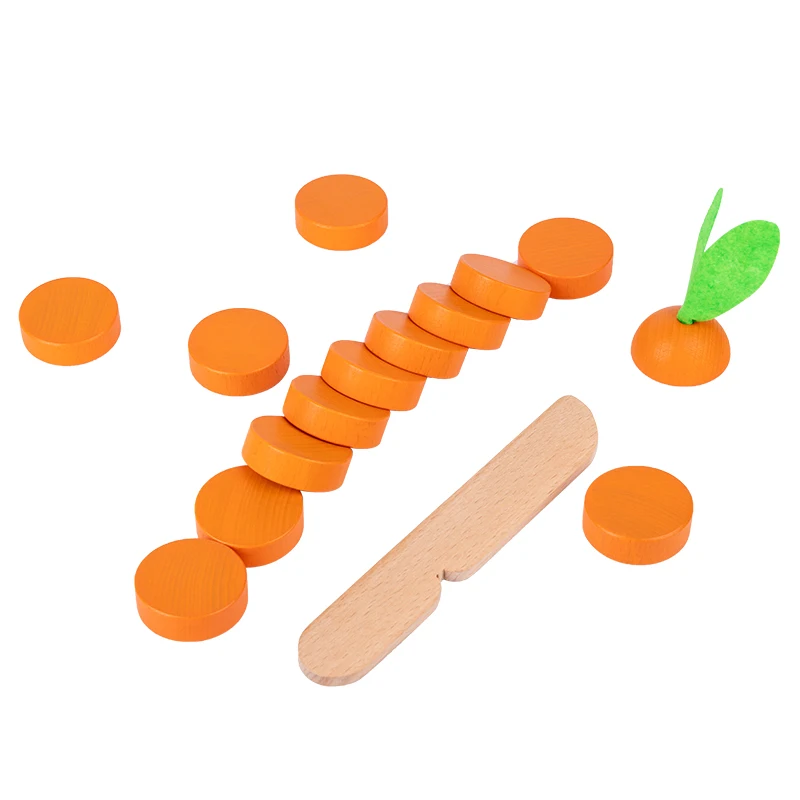 Giocattolo di legno carota taglio frutta taglio verdura frutta simulazione educativa gioco di eliminazione giochi di imitazione giocattoli per bambini