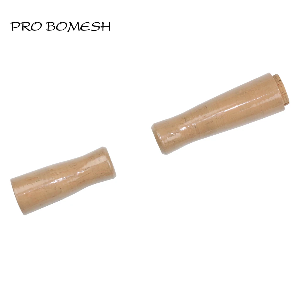 Pro Bomesh 1Set 11g 3A Grade Cork Rear Grip Split Grip Set DIY Fishing Rod Building Component Repair Rod Pole