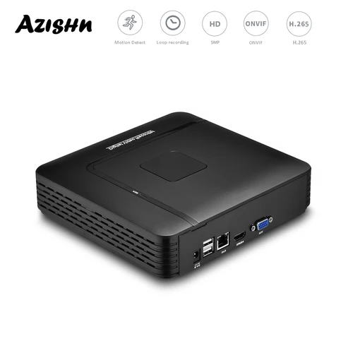 CCTV 미니 NVR 얼굴 감지 보안 비디오 레코더, 모션 감지, P2P CCTV NVR, H.265 + Max 8MP, 4K 출력, 16CH, 9 CH, 8MP 