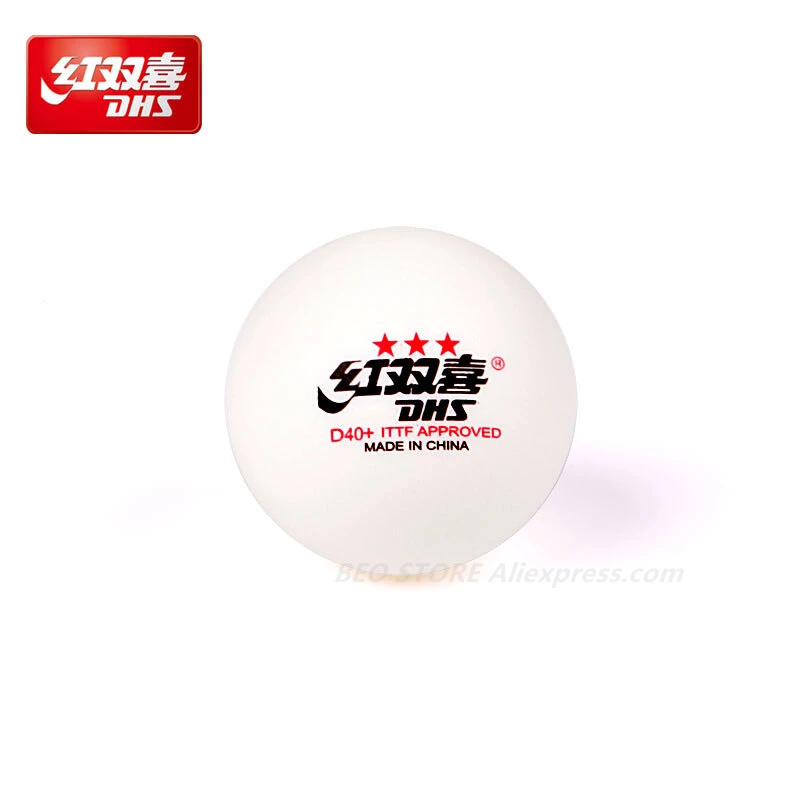 30 balls/ 60 balls DHS 3-star D40+ Table Tennis Ball Original 3 Star Seamed New Material ABS Plastic Ping Pong Balls Poly