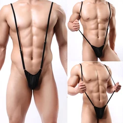 Sexy Men's Strap Underwear Male Thong Men Leotard Thongs Man Body Costume Bodysuit Stage Perform Bandage Lingerie