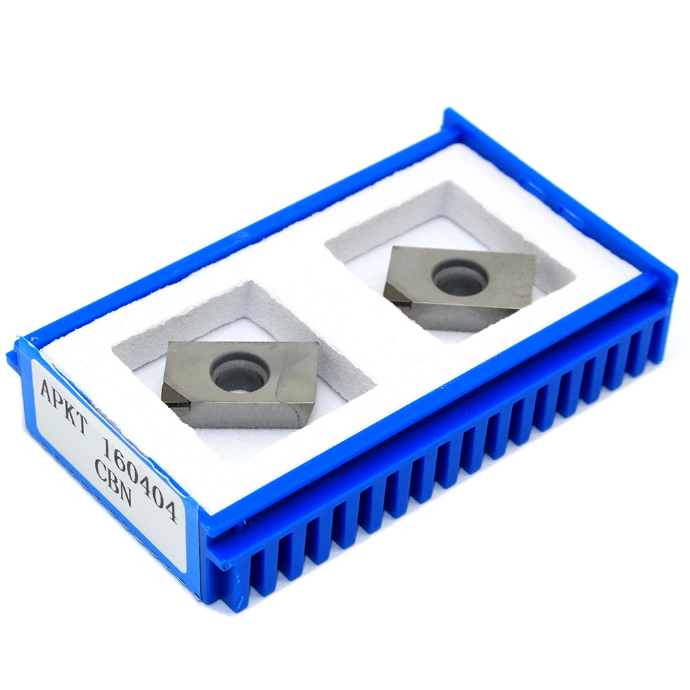2 قطعة APKT1604 PCD CBN الماس إدراج الطحن تحول أداة APKT 1604 طحن إدراج CNC مخرطة القاطع أدوات تحول إدراج