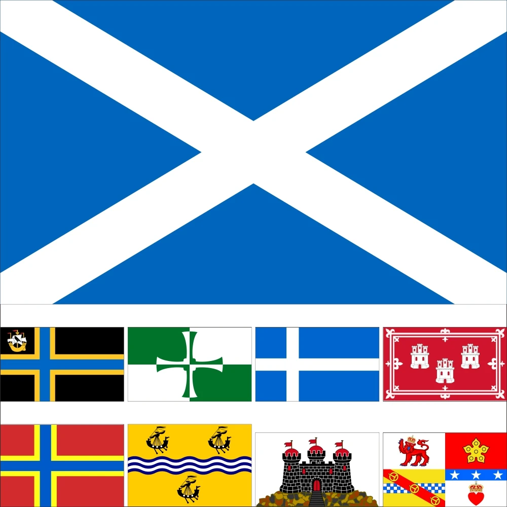 Scotland Edinburgh City Flag British 3X5ft 90X150cm 100D Polyester 60x90cm 21x14cm Angus Banner