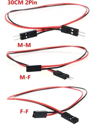 30cm 2pin 50pcs/lot DuPont Cables AWG26  Breadboard Jumper Wires Cables M-M Male to Female F-F for Electronic DIY Starter Kits