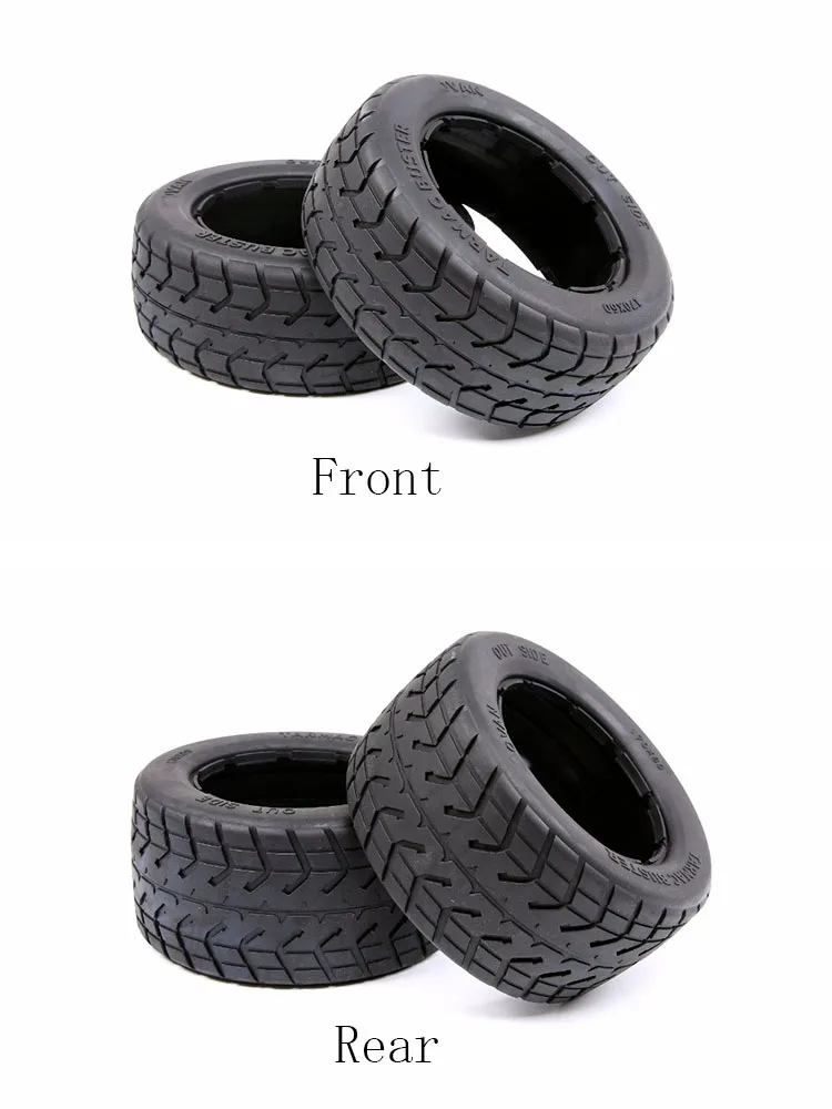 

Road Tires Thicker Tarmac Buster Front & Rear Tires FOR 1/5 HPI Rovan Kingmotor BAJA 5B SS Rc Car Parts