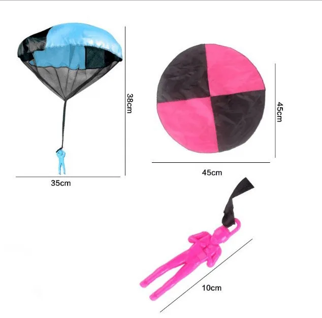 Mini Hand Throwing Parachute Funny Toy Kid Outdoor Game Play Educational Toys Fly Parachute Sport Children Party Christmas Toy