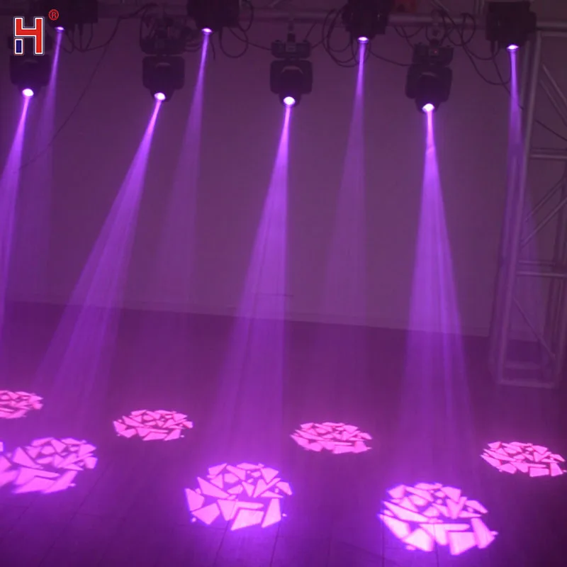 Mini Moving Head Led Inno Pocket DMX DJ Stage Mobile Light 30W Lyre 7 Gobos Effect Stage Club Lights Dance Floors For Weddings