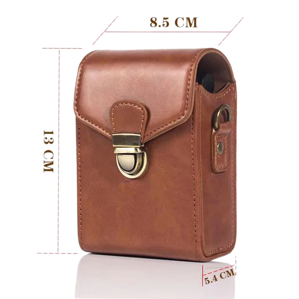 Bolsa para câmera capa de couro pu para canon powershot g9x ii g7x mark ii iii sx740 sx730 sx720 sx710 sx700 sx620 sx610 sx600 hs