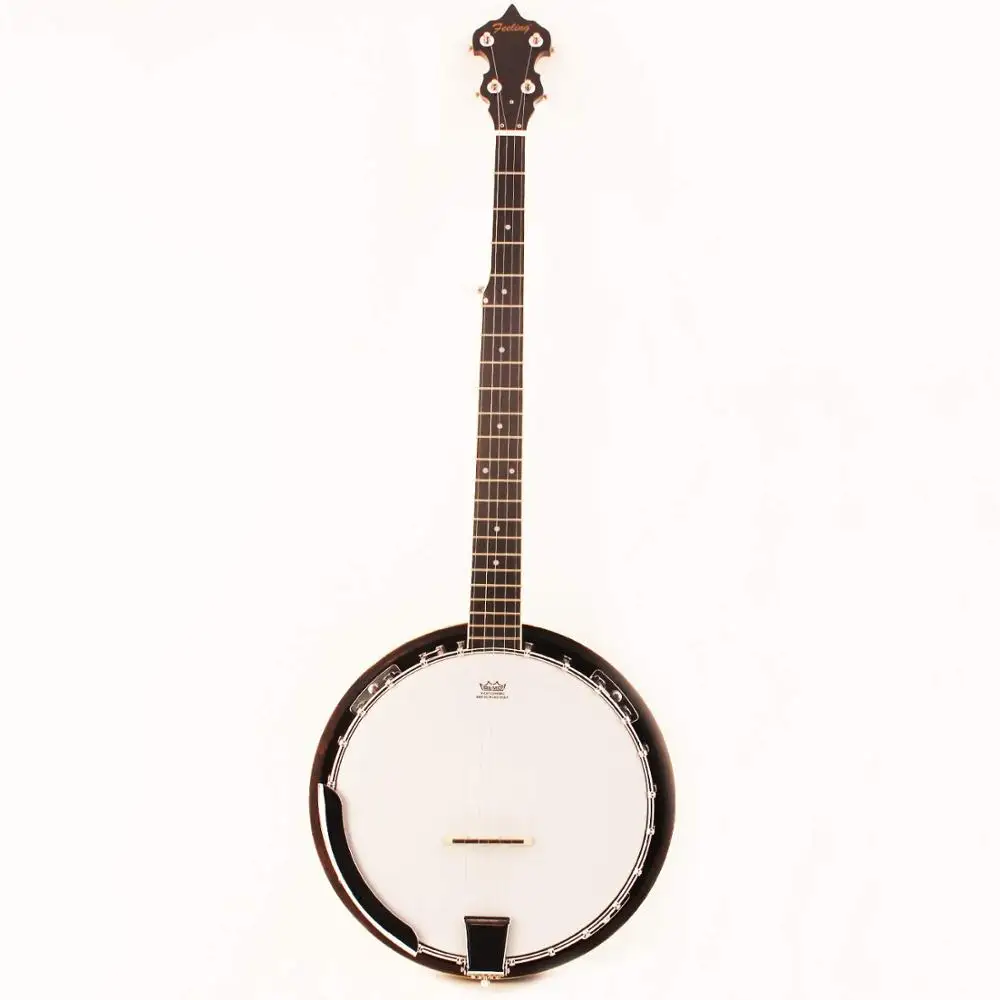 Musoo brand 5string banjo with Remo head Solid mahogany with bag