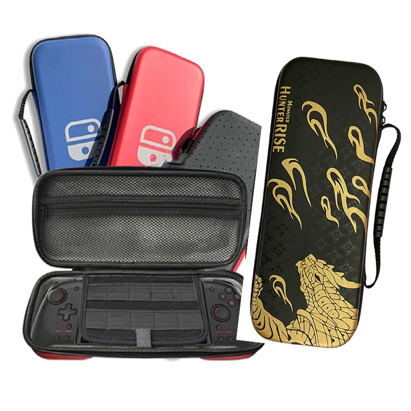 For Nintendo Switch Hori Split Pad Pro Controller Carrying Case Storage Bag Protection Box Hard Shell Pouch Cover Game Card Slot