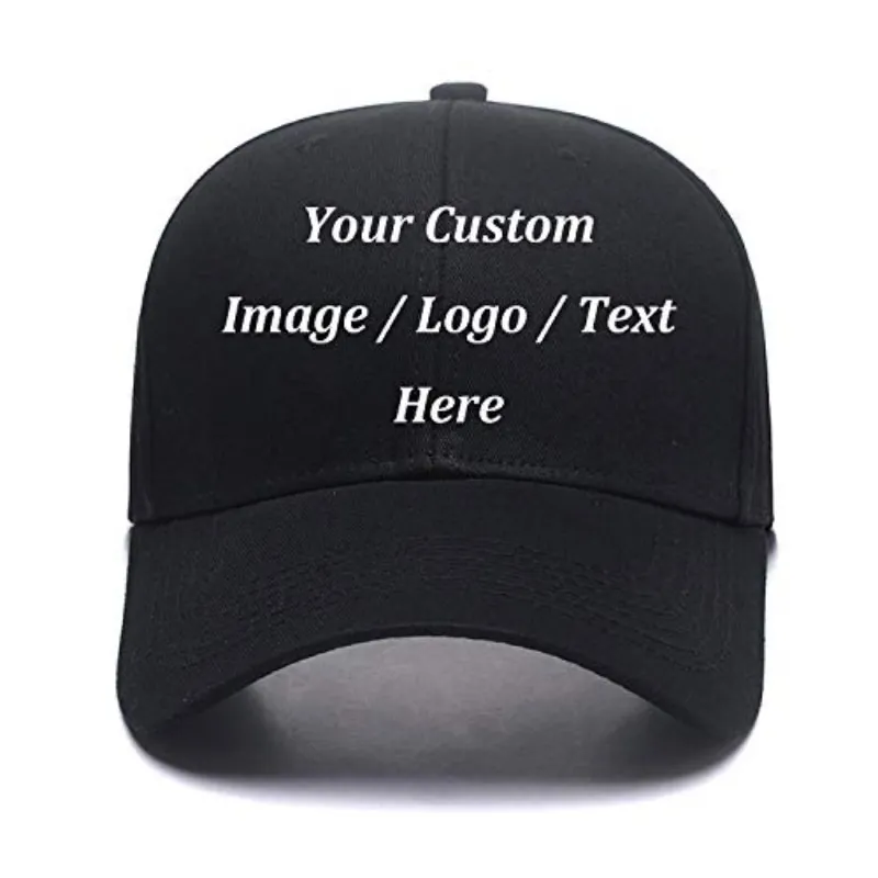 Custom Baseball Caps,Snapback.Design Your Own Adjustable Embroidery Print Dad Cap Visors Baseball Cap Caps For Men Woman Hat