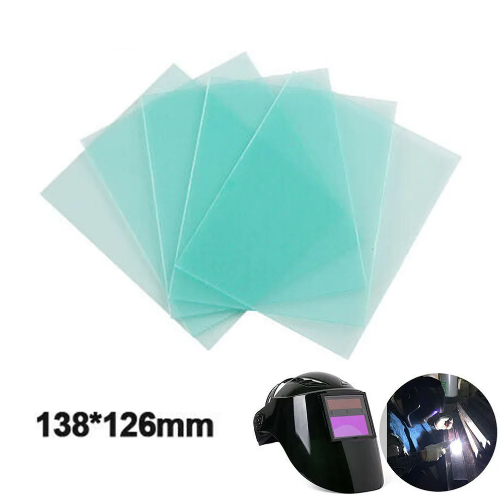 Clear PC Welding Protective Covers, Len Placa para Capacete de Soldagem, Substituição de Lente, Tela Board, 10Pcs, 1Pc