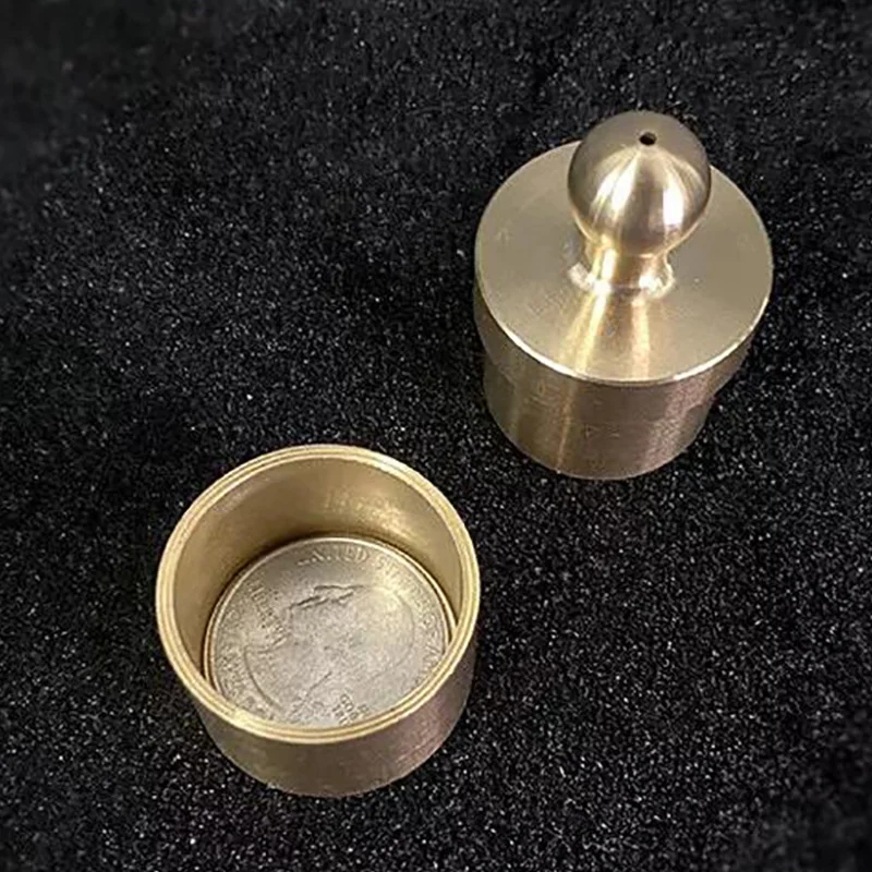 Coin Maker (Brass) Magic Tricks Steel Ball to Coins Appearing Magia Magician Close Up Illusions Gimmicks Props Mentalism Magica