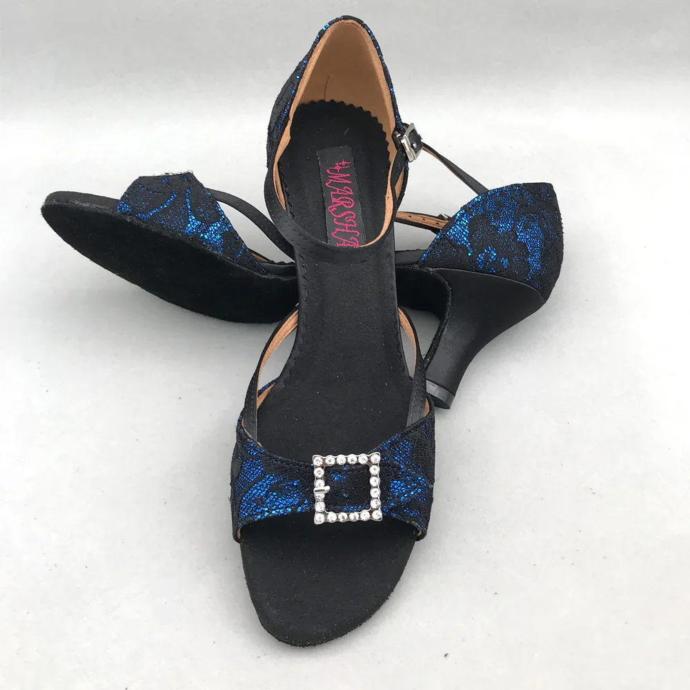 

Low Heel Latin Dance Shoes For women Salsa shoes pratice shoes comfortable shoes MS6211BBGL High Heel available