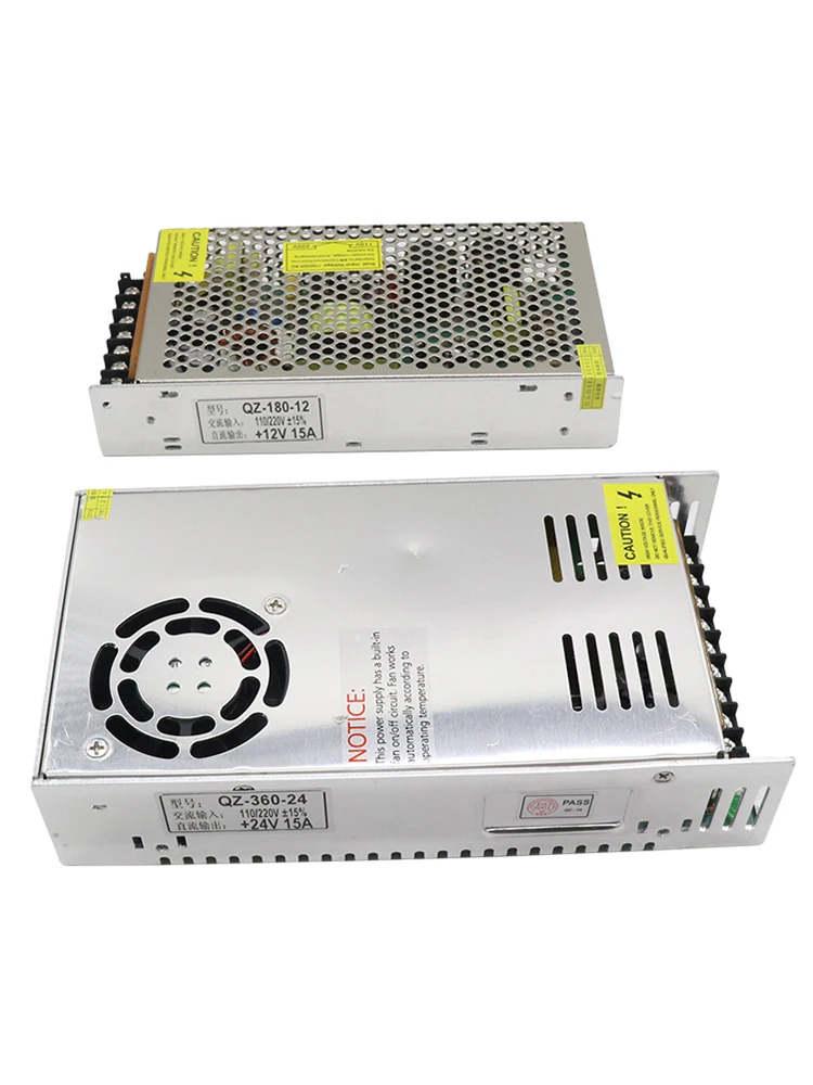 

DC Power Supply AC220V to 12V/24V Transformer DC150W Full Power 15A Switching Power Supply Adapter