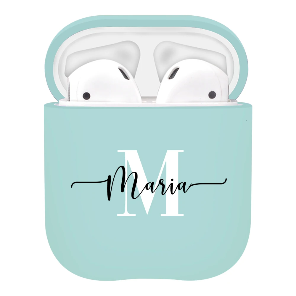 Capa com nome personalizado para airpods 1 2 Pro 3 capa para airpods 2 Pro Capa com nome personalizado para airpods DIY capa para AirPods 3ª geração