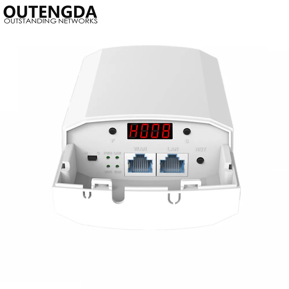 300M Outdoor Long distance CPE Router Point-to-Point Ascensore Bridge Wireless Wifi Ripetitore Wireless AP Per IP Della Macchina Fotografica (1-2km)