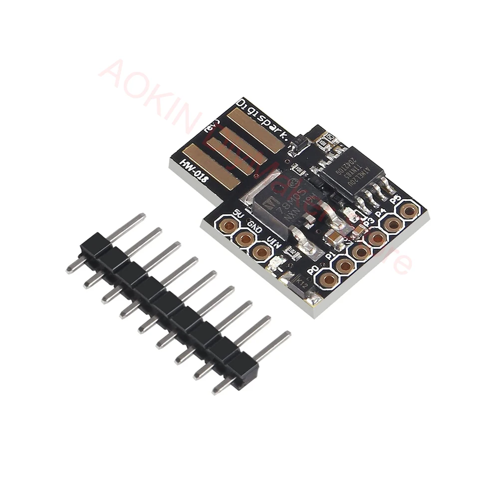 Digispark Kickstarter Zwart/Blauw Mini ATTINY85 Micro Usb Development Board Module Voor Arduino Ide 1.0 Usb Attiny85 Connector