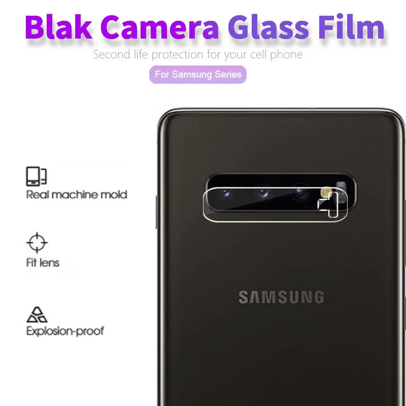 Câmera traseira lente de vidro temperado filme para samsung s s3 s4 s5 s6 s7 s10 s10e borda mais mini lente da câmera película protetora