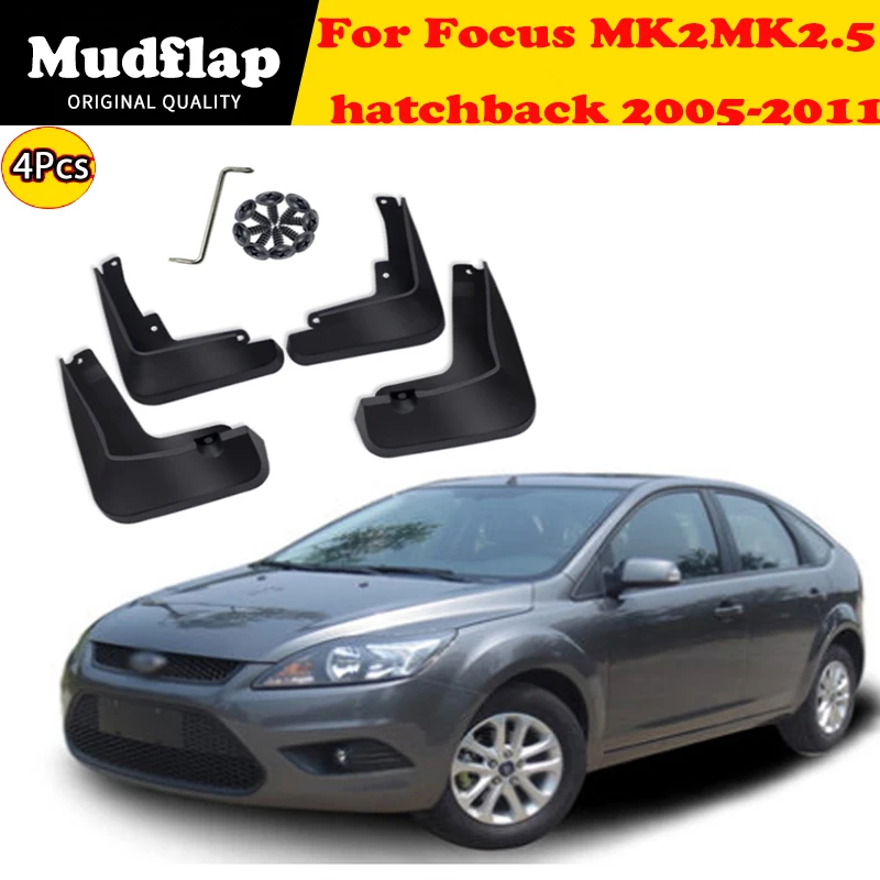 

Mud Flap For Ford Focus 2 MK2 MK2.5 Hatchback 2011-2005 Fender Guard Splash Mudguard Car Accessories 2009 2008 2007 2006