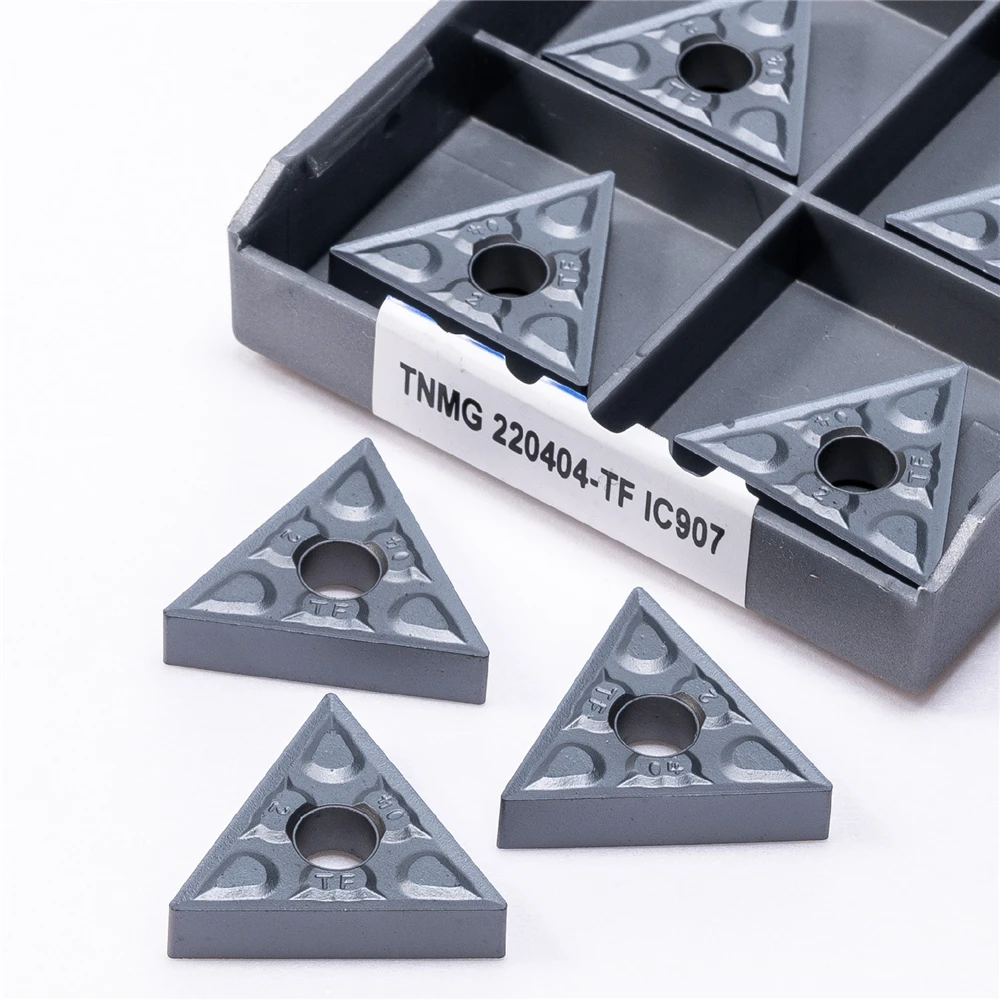 높은 품질 10pcs TNMG220404 TF IC907 터 닝 도구 카바 이드 Lnsert 선반 커터 터 닝 도구 TNMG 220404 CNC 하드 합금 블레이드