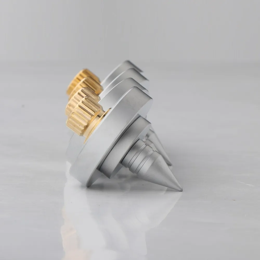 Hifi Audio Speaker Spike Isolation Feet Brass Cone Turntable Amplifier Amp Cone Speaker Pad 35X37mm