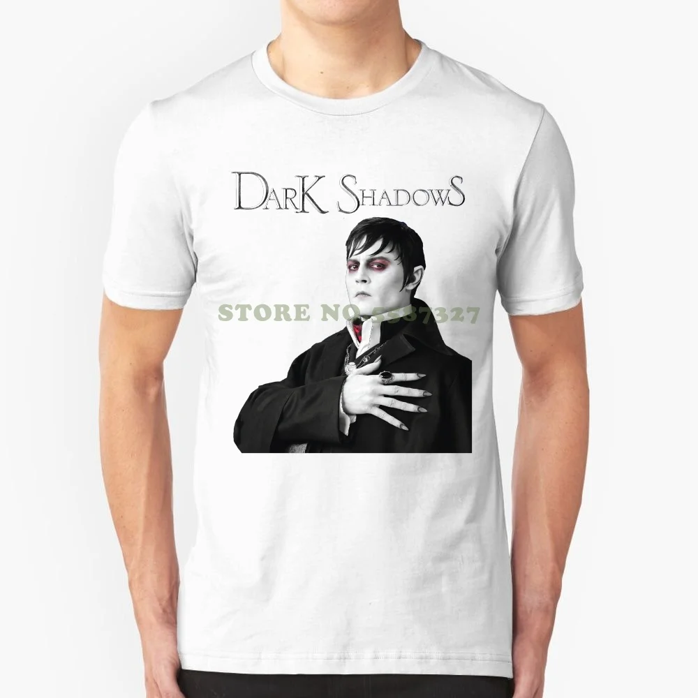 Dark Shadows V4 , Movie Poster , T Shirt Yellow Red All Sizes S To 5xl Johnny Depp Men's Short Sleeve Tshirt Cotton