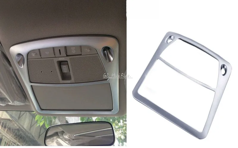 

Matt Front Reading Light Lamp Cover Trim 1pcs for Nissan Sentra Sylphy 2012 2013 2014 2015 2016