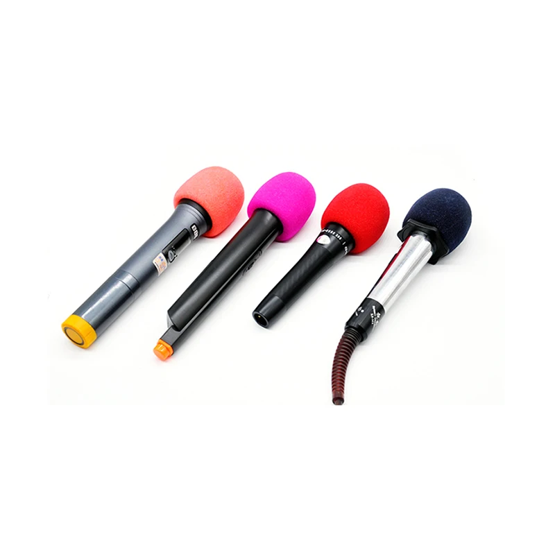 5pcs/lot Thicken Microphone Foam Mic Cover Professional Studio WindScreen Protective Grill Shield Soft Sponge Microphone Cap