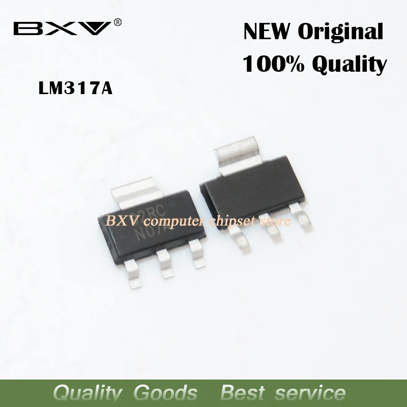 10Pcs LM317AEMPX SO… - image