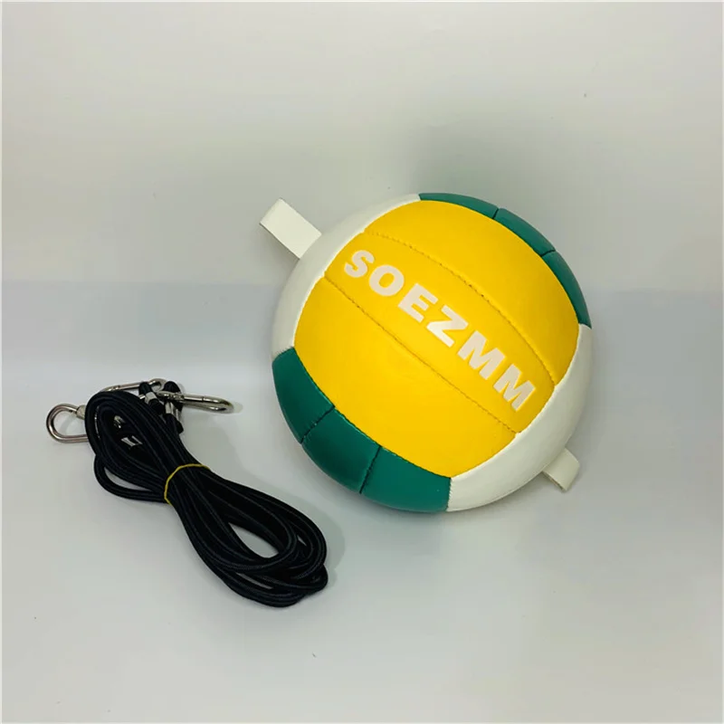 SOEZmm Attack Trainer Volleyball SVR100H , with 2 pcs 2M Elastic Cords ,for Serving,Arm Swings,Spiking Power Drills,Training AID