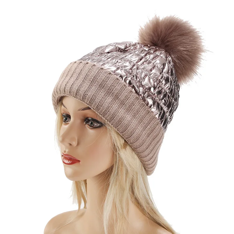 Pom Pom Beanies Windproof Design Winter Hats For Women Warm Knitted Skullies Beanies Hat New Fashion bonnet femme hiver 2020