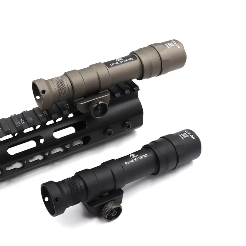 Airsoft 1400 Lumens Tactical Flashlight M600DF Dual Fuel Scout Light Hunting Fit 20mm Picatinny Rails