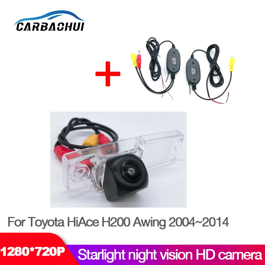 

Car wireless Rear View Camera For Toyota HiAce H200 Awing 2004~2014 CCD HD Night Vision Waterproof car Backup Camera