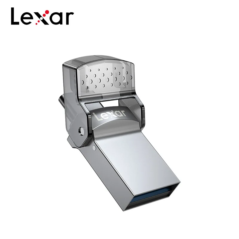 Original Lexar Jumpdrive Dual Slot USB C Type A Memory Stick 64GB 32GB High Speed Max 100MB/s USB 3.0 Flash Disk Pendrive U Disk
