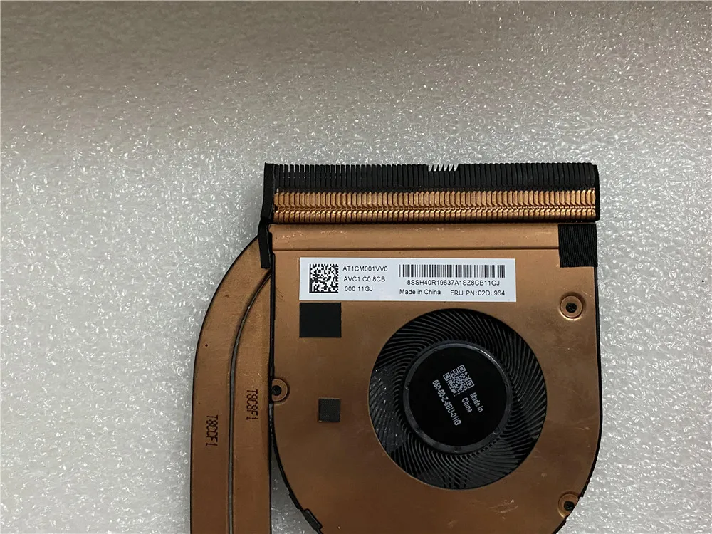 Imagem -02 - Original para Lenovo Thinkpad T495 Uma Cpu Montagem Dissipador Ventilador de Refrigeração Radiador Refrigerador Térmico 02dl962 02dl963 02dl964 Novo