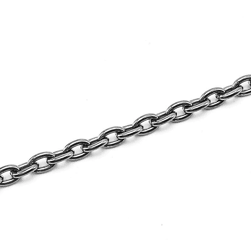 3.5MM Pure Titanium Round O Chain Necklace for Men & Women Welded links chains Necklecs Never Tarnish