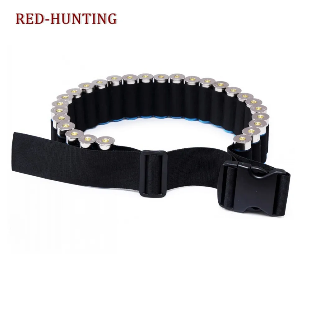 New 140cm Portable Outdoor 26 Round Gun Bandoliers Belt Ammunition Holder Belt Tactical Hunting Gun Cartridge Belt