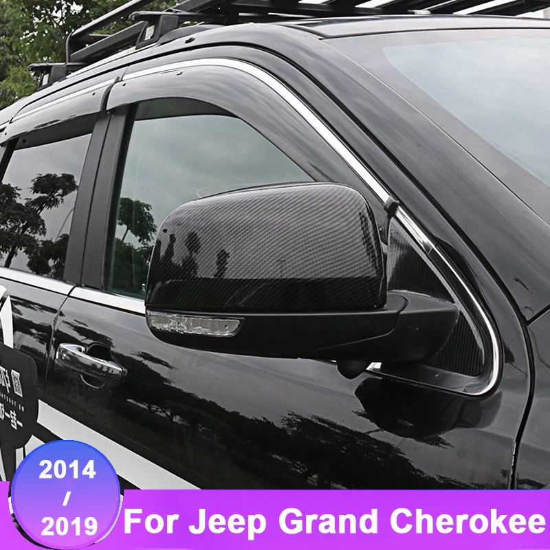 ABS Chrome Car Rear View Side Mirror Cover Case Shell Trim for Jeep Grand Cherokee 2014 2015 2016 2017 2018 2019 2020